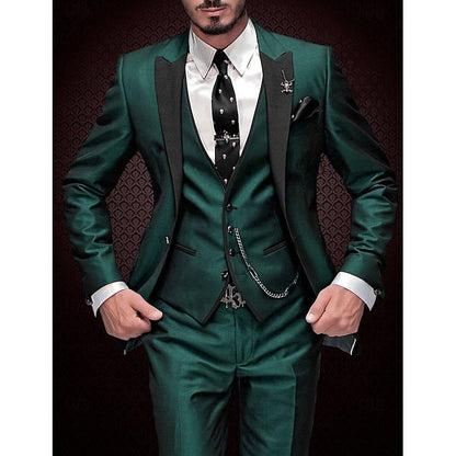Costume Homme Lin Classique : Blazer, Gilet et Pantalon