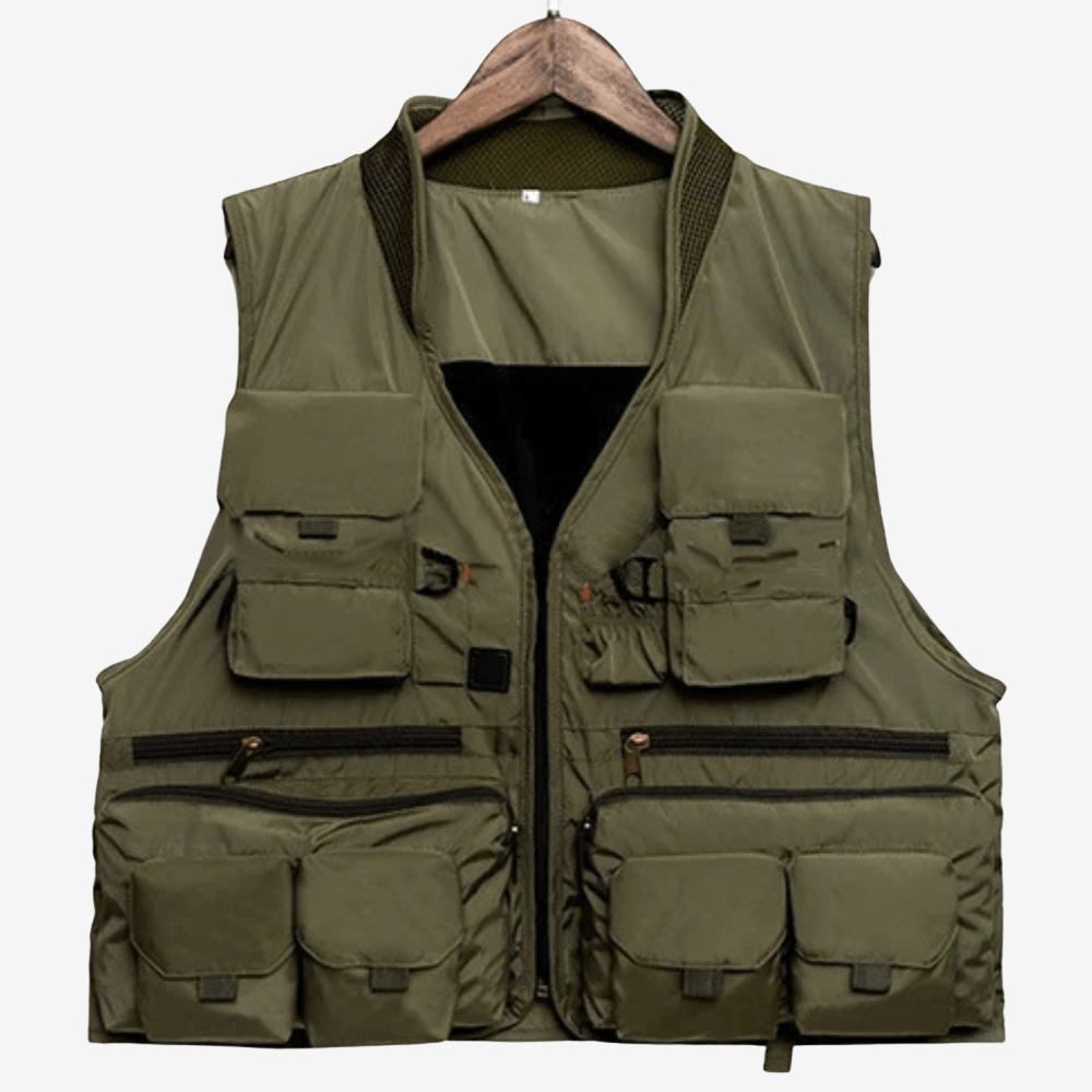 Gilet de pêche léger et imperméable à séchage ultra-rapide - luxestyle
