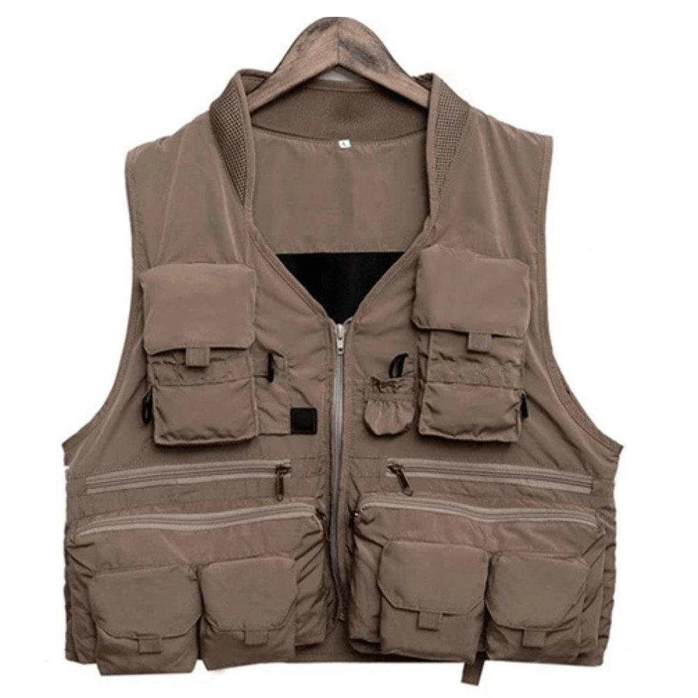 Gilet de pêche léger et imperméable à séchage ultra-rapide