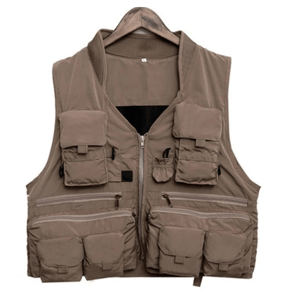 Gilet de pêche léger et imperméable à séchage ultra-rapide