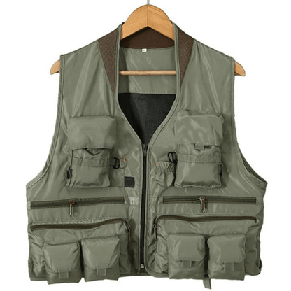 Gilet de pêche léger et imperméable à séchage ultra-rapide