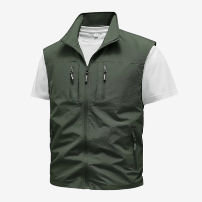 Gilet de trekking ultra-léger en nylon robuste - luxestyle