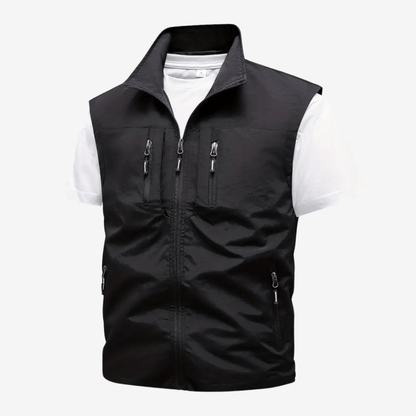 Gilet de trekking ultra-léger en nylon robuste