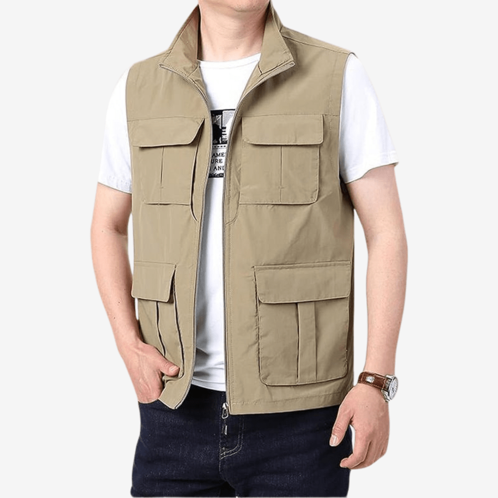 Gilet de randonnée léger et respirant avec poches pratiques - luxestyle