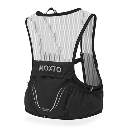 Gilet de trail léger avec 2 bouteilles d'eau flexibles - luxestyle