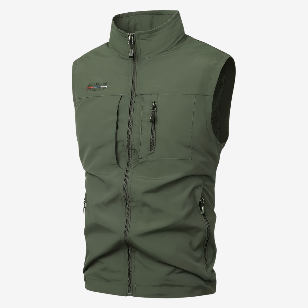 Gilet homme décontracté avec poches multiples - PanierRoyale