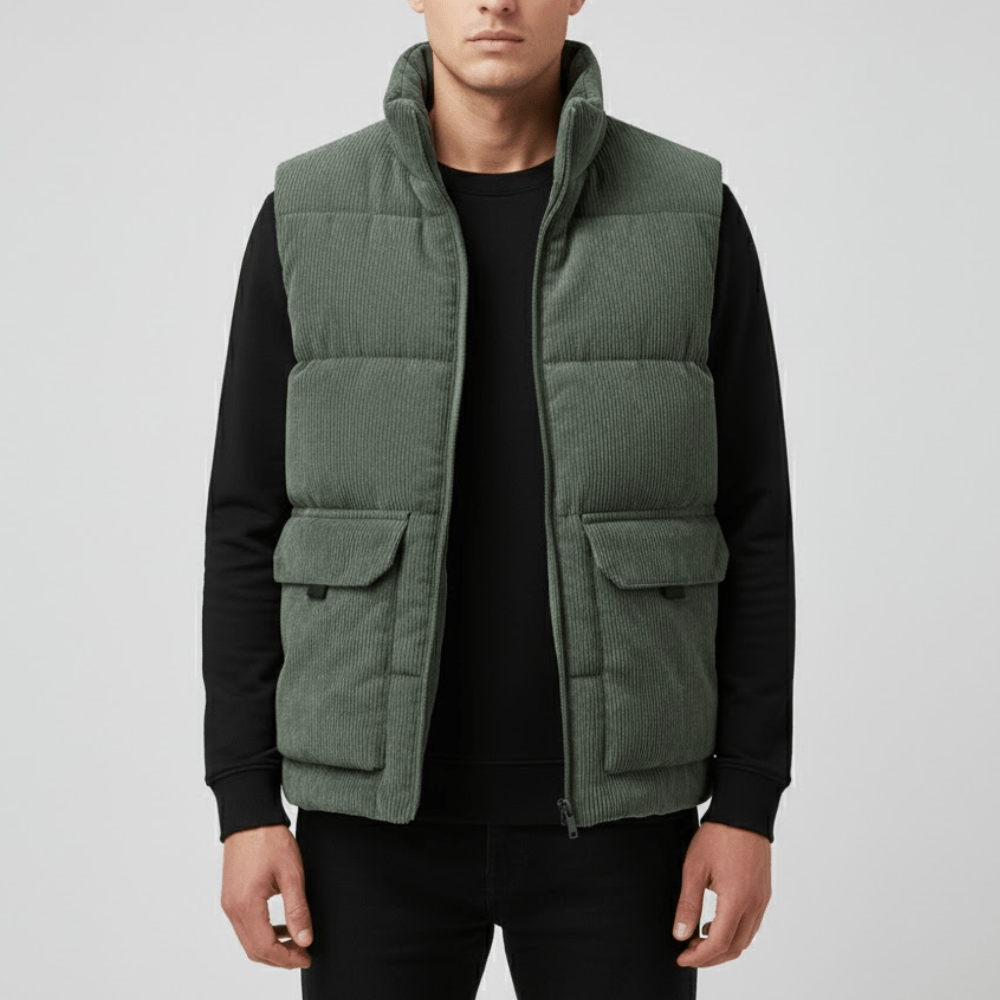 Gilet hiver chaud et léger pour homme