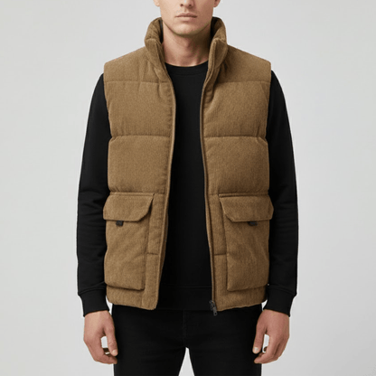 Gilet hiver chaud et léger pour homme