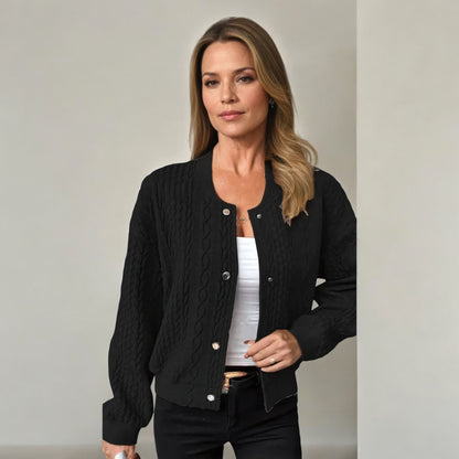 Gilet Femme Hiver Tricoté Douillet et Élégant