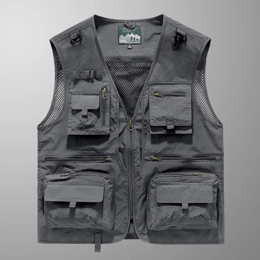 Gilet homme polyester léger et respirant