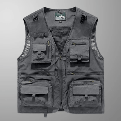 Gilet homme polyester léger et respirant