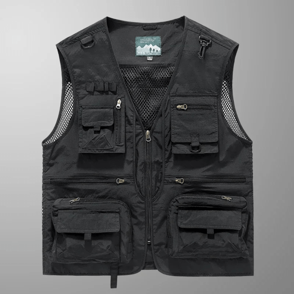 Gilet homme polyester léger et respirant