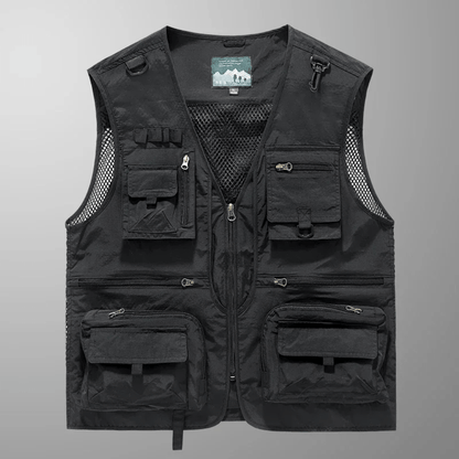 Gilet homme polyester léger et respirant