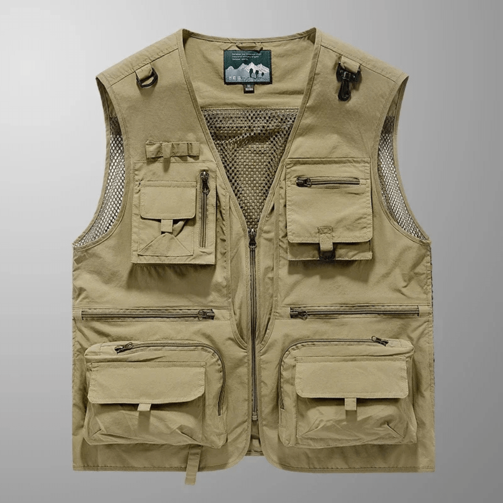 Gilet homme polyester léger et respirant
