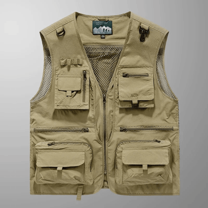 Gilet homme polyester léger et respirant