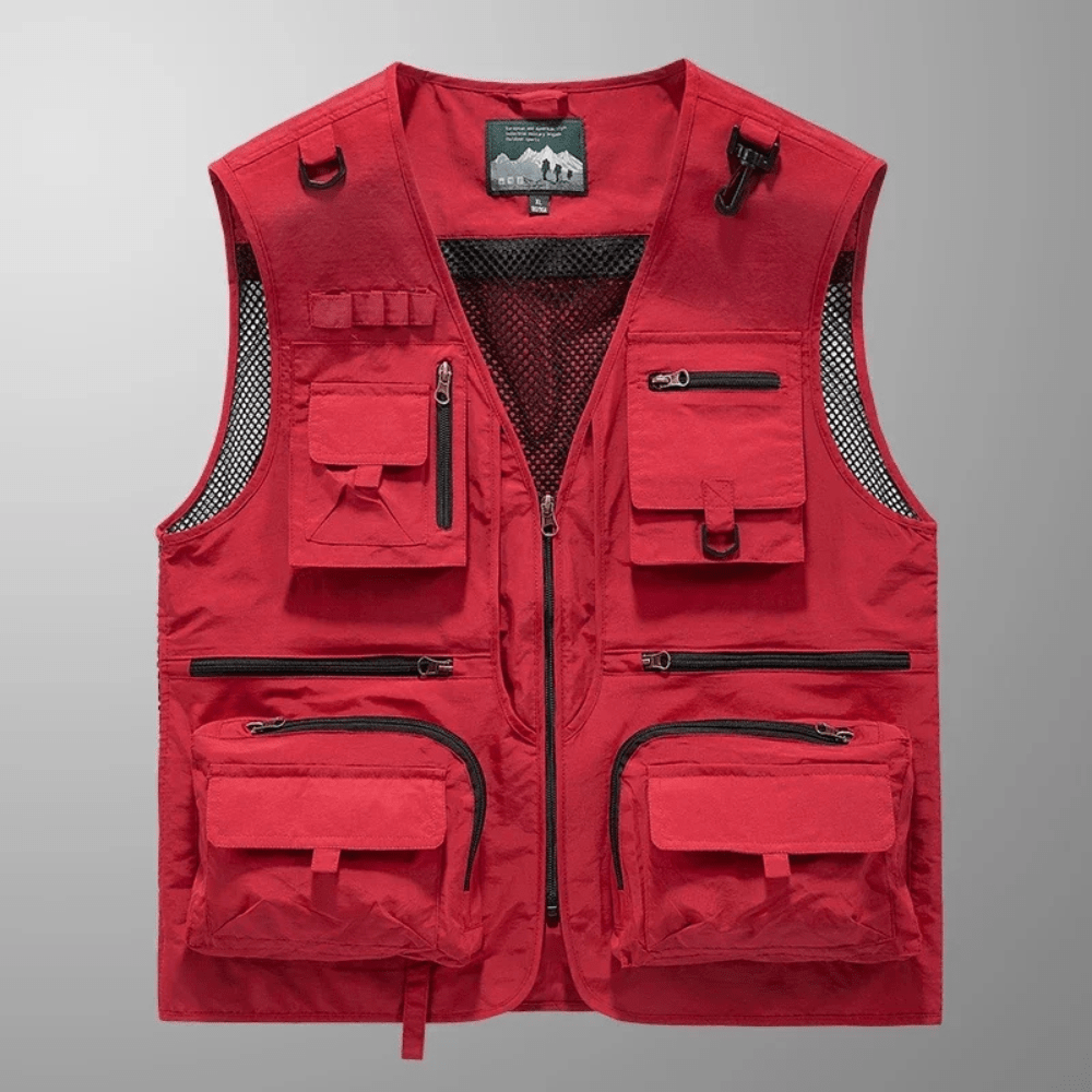 Gilet homme polyester léger et respirant