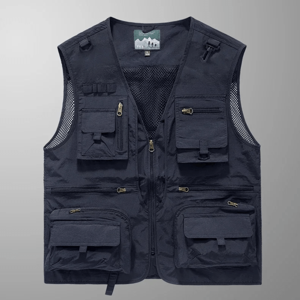 Gilet homme polyester léger et respirant