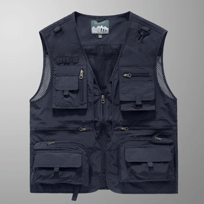 Gilet homme polyester léger et respirant