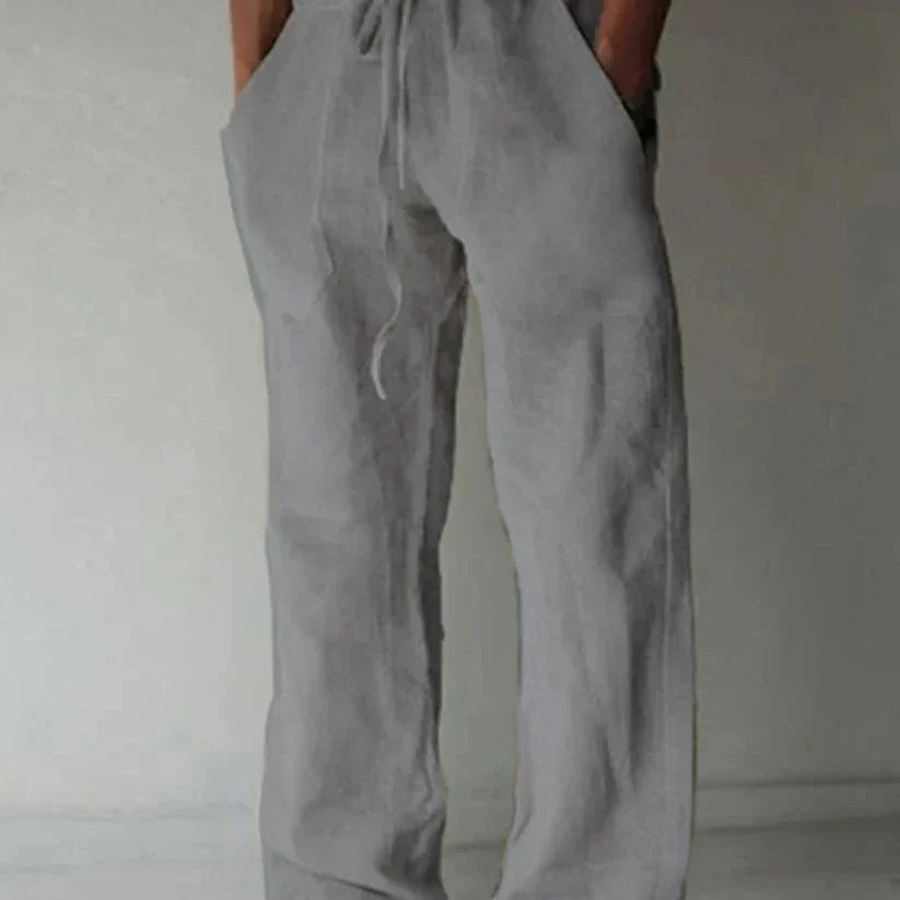 Pantalon Jean Détente avec Poches Latérales