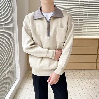Pull Homme Molletonné Capuche Zip Dégradable
