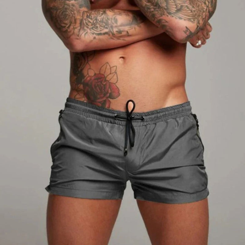 Short de bain Homme Slim avec ceinture ajustable