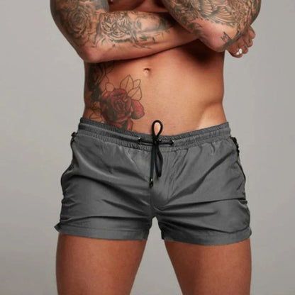 Short de bain Homme Slim avec ceinture ajustable