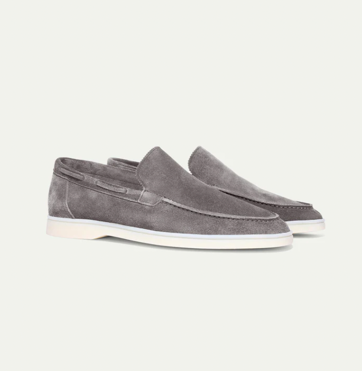 Chaussures Homme Cuir Gris Élégantes et Confortables