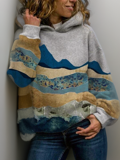 Sweat Capuche Femme Doux et Chaude pour Hiver