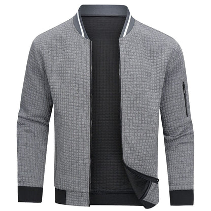 Pull zippé homme hiver chaud et confortable