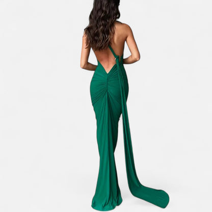 Robe femme maxi épaule dénudée tendance été