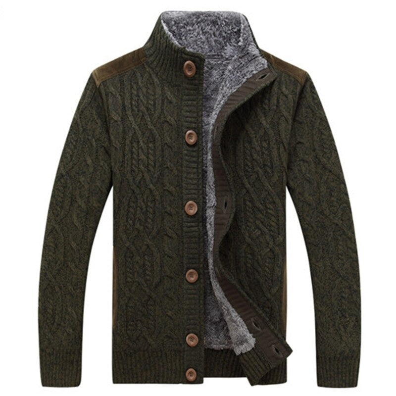 Cardigan Homme Polaire Doux et Chaud