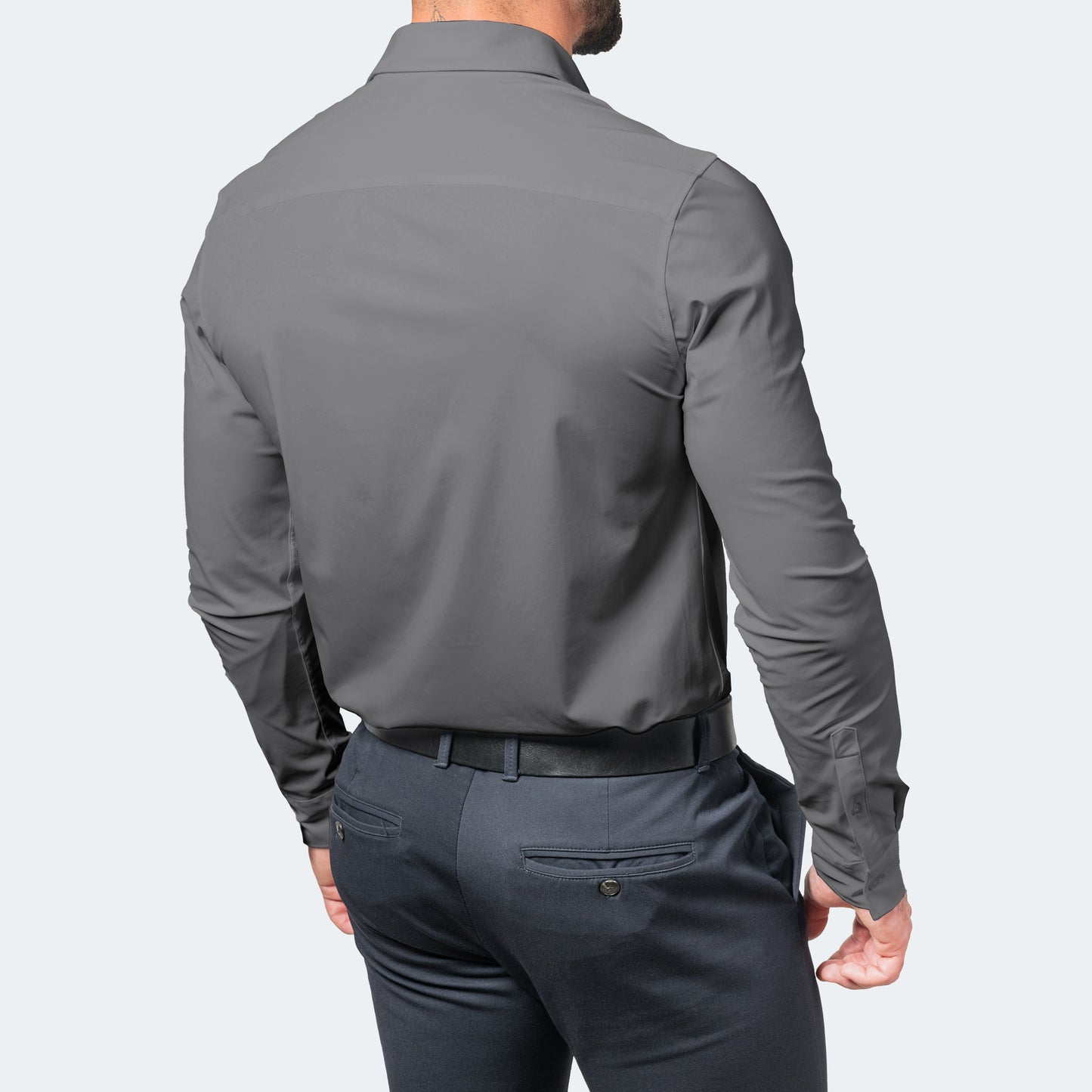 Chemise Homme Taille Slim pour Bureau et Quotidien