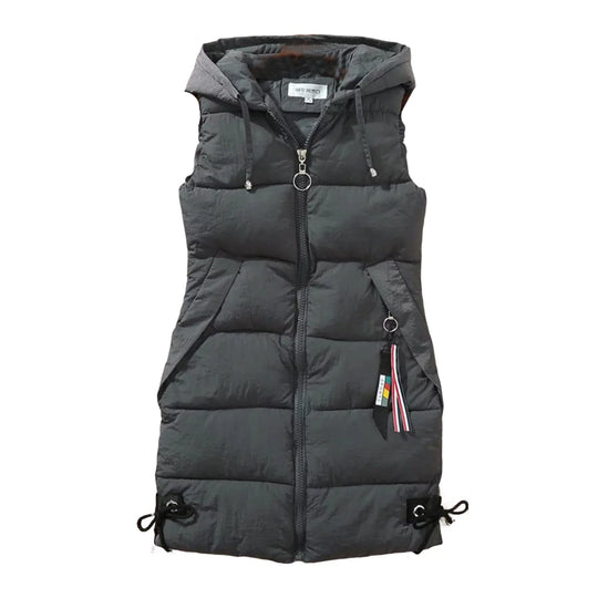 Veste décontractée zippée sans manches poches fermées