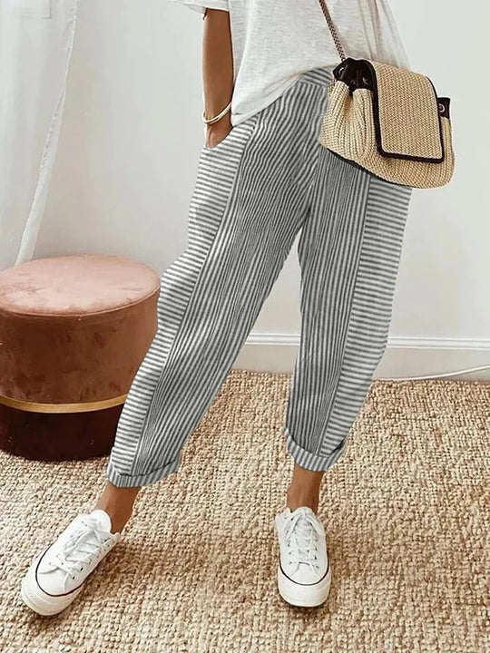 Pantalon Jeans Décontracté Femme Casual