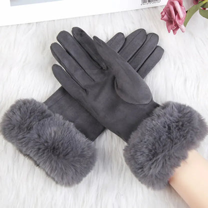 Gants Hiver Femmes Chauds et Doux Velours