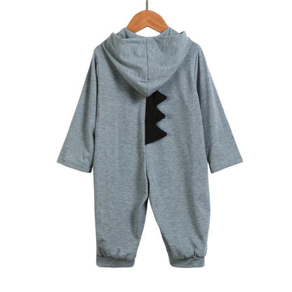 Costume Bébé Dinosaure Bleu Marine Amusant