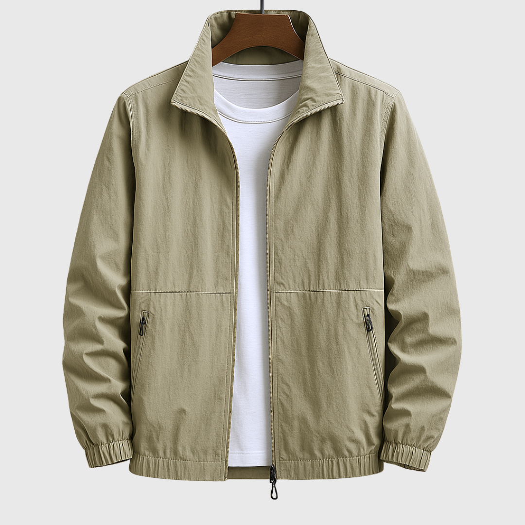 Veste Homme Décontractée Col Montant pour Printemps - PanierRoyale