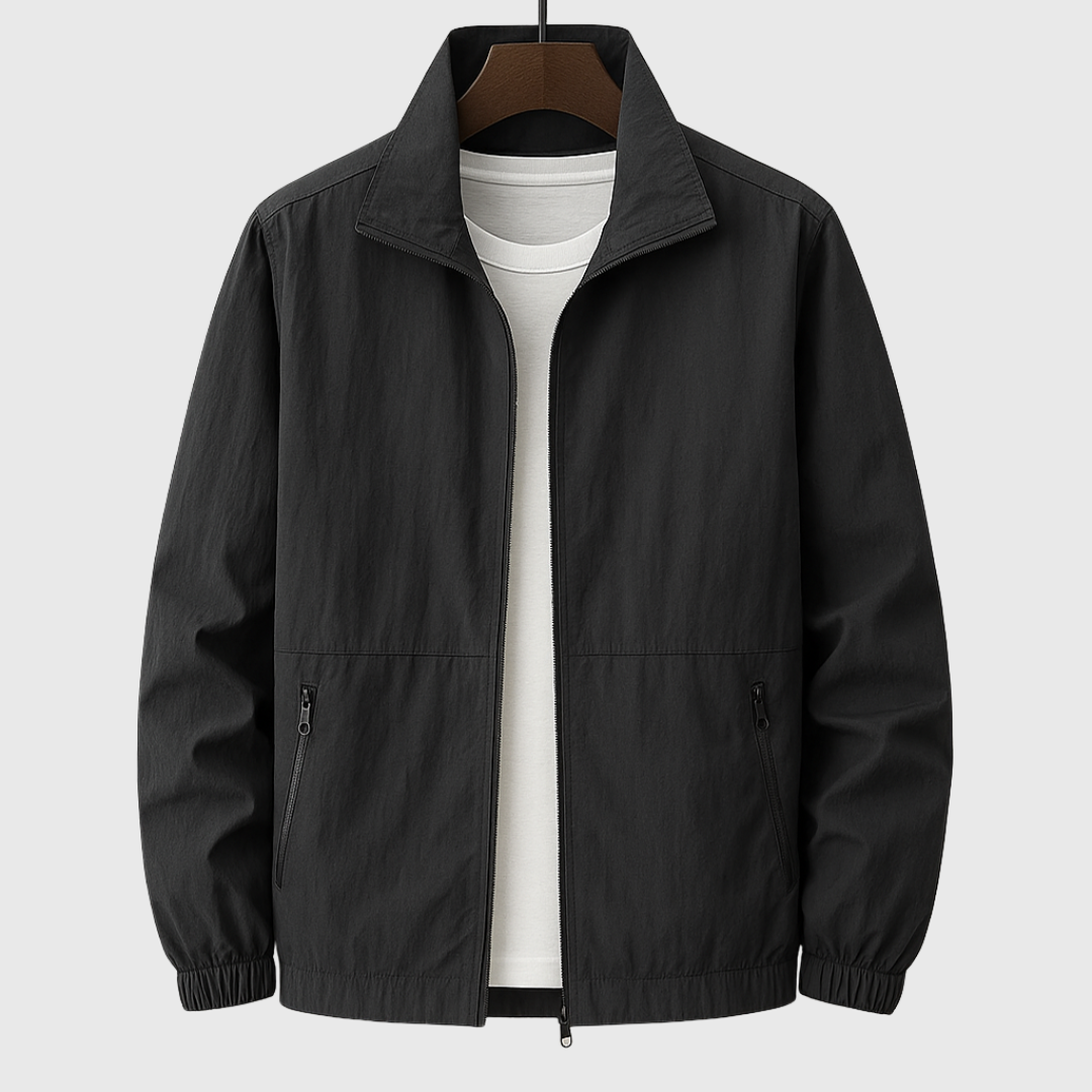 Veste Homme Décontractée Col Montant pour Printemps