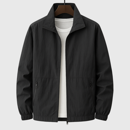 Veste Homme Décontractée Col Montant pour Printemps