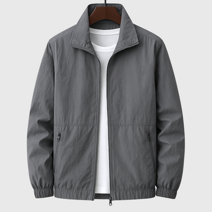 Veste Homme Décontractée Col Montant pour Printemps