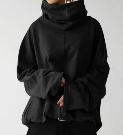 Sweat à Capuchon Femme Grande Taille Manches Longues