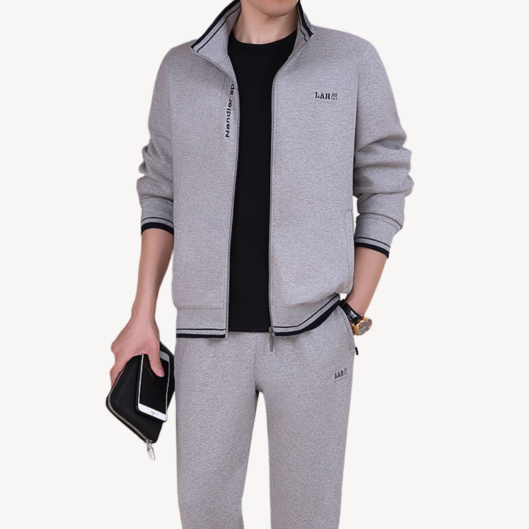 Survêtement Homme Sport Chic Zippé Adjustable pour Running