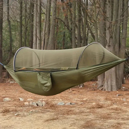 Hamac de Camping Léger avec Moustiquaire Intégrée