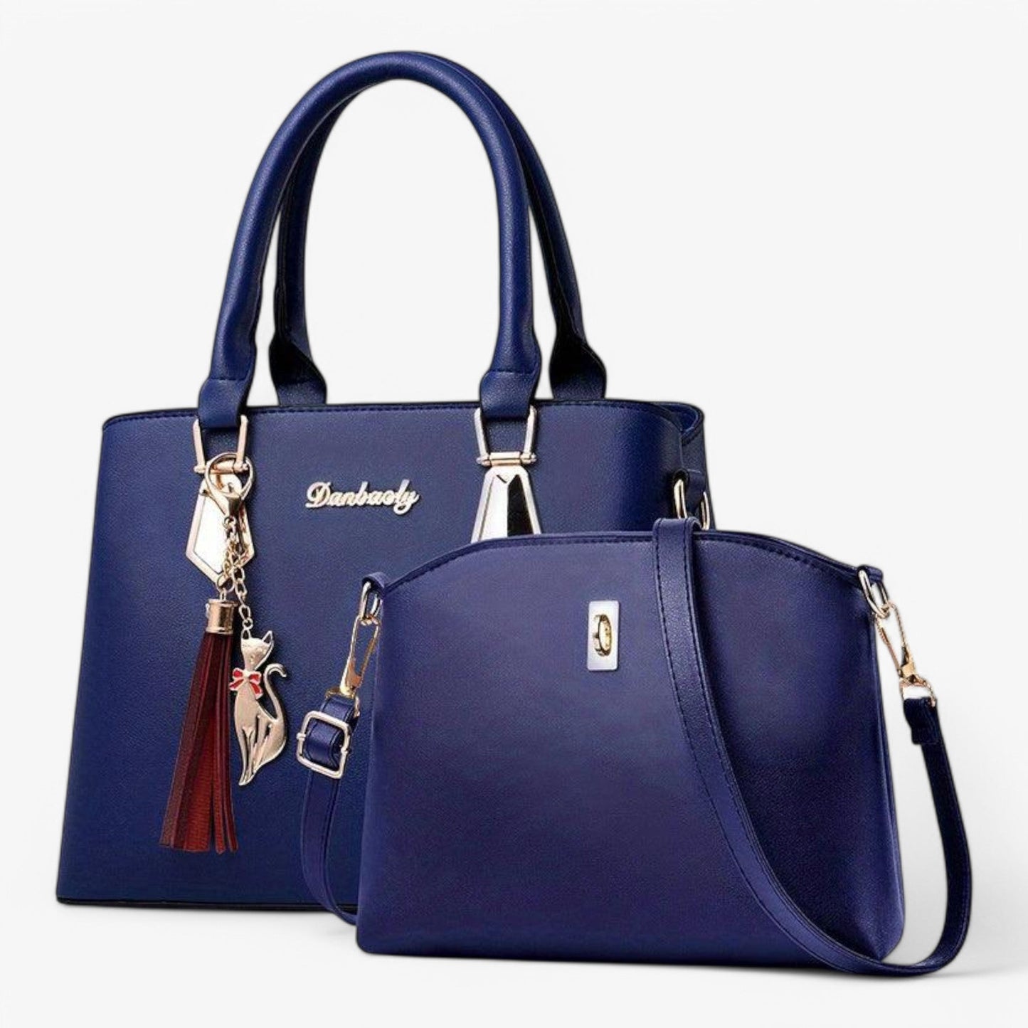 Sac à Main Femme Cuir avec Bandoulière Amovible Classique