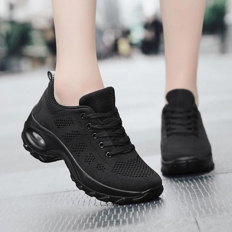 Baskets Femmes Confortables Bleu Marine