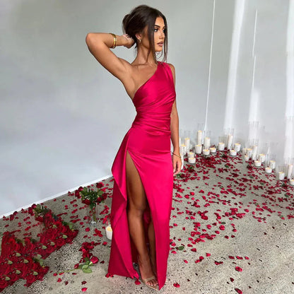 Robe de Soirée Épaule Dévoilée pour Femme