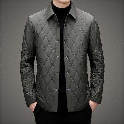 Veste D'hiver Boutonnée Pour Homme | Manches Longues