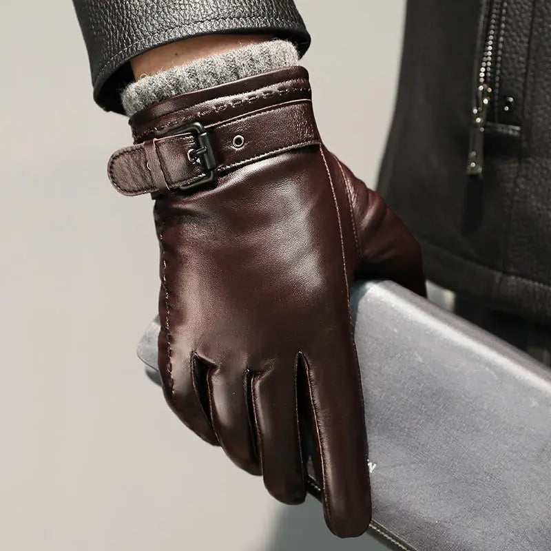 Gants Hiver Smartphone Compatible avec Fermeture Éclair pour Homme - PanierRoyale