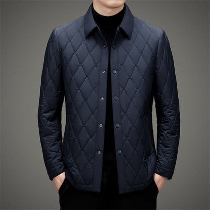 Veste D'hiver Boutonnée Pour Homme | Manches Longues