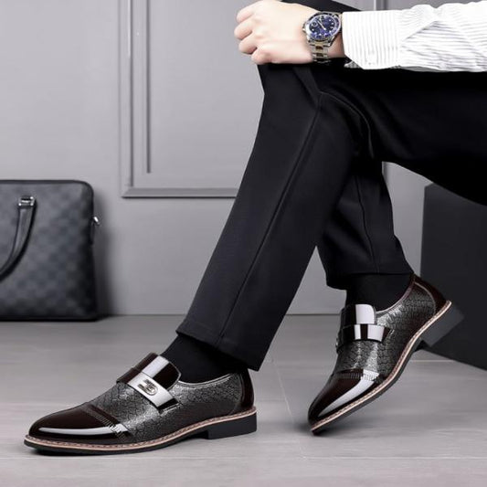 Chaussures Richelieu Cuir Noir Classique - PanierRoyale
